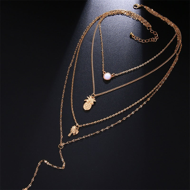 Bohemian Multilayer By the Water Necklace - Regal Collective