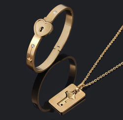 Love Lock Bracelet Key Set - Regal Collective