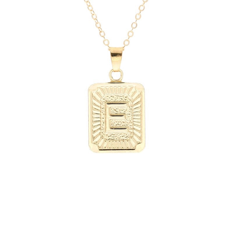 Gold Block Necklace - Regal Collective