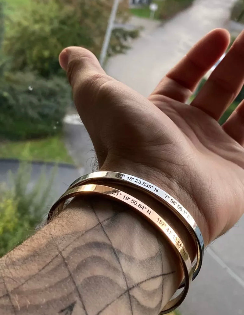 Coordinate Map Cuff - Regal Collective